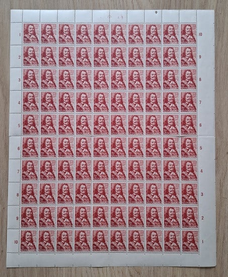 Vel Zeehelden Rood Postfris