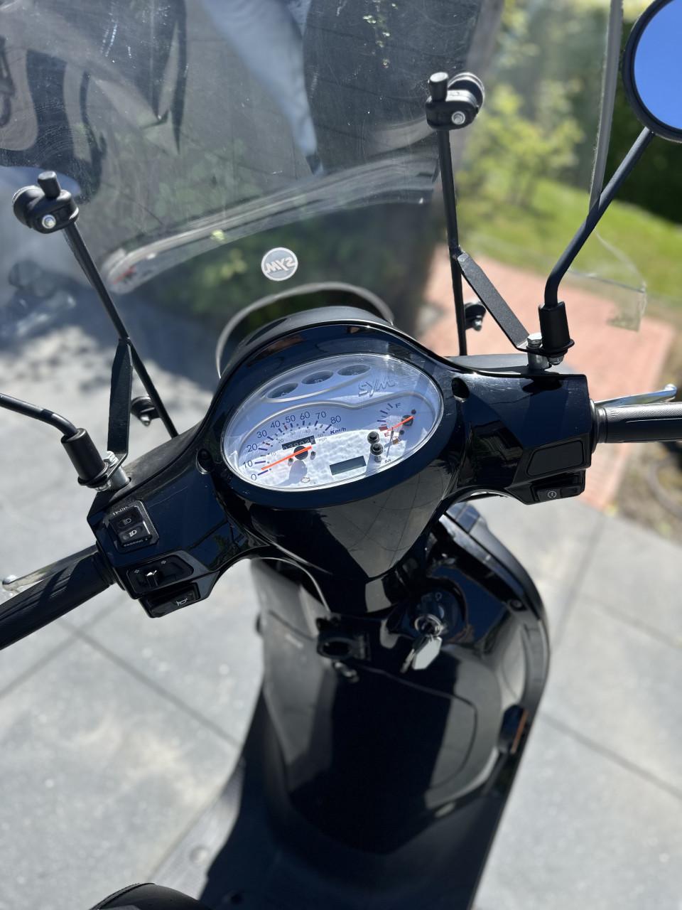 SYM Fiddle III mat zwart 25 km/h 2020