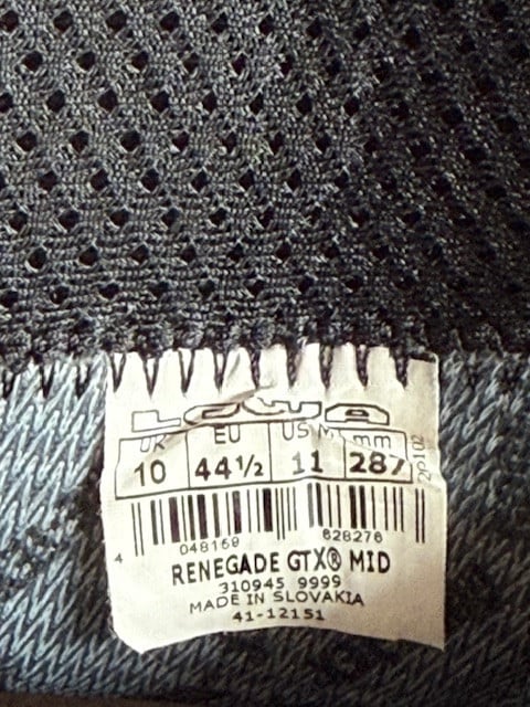 Lowa wandelschoenen ZGAN.