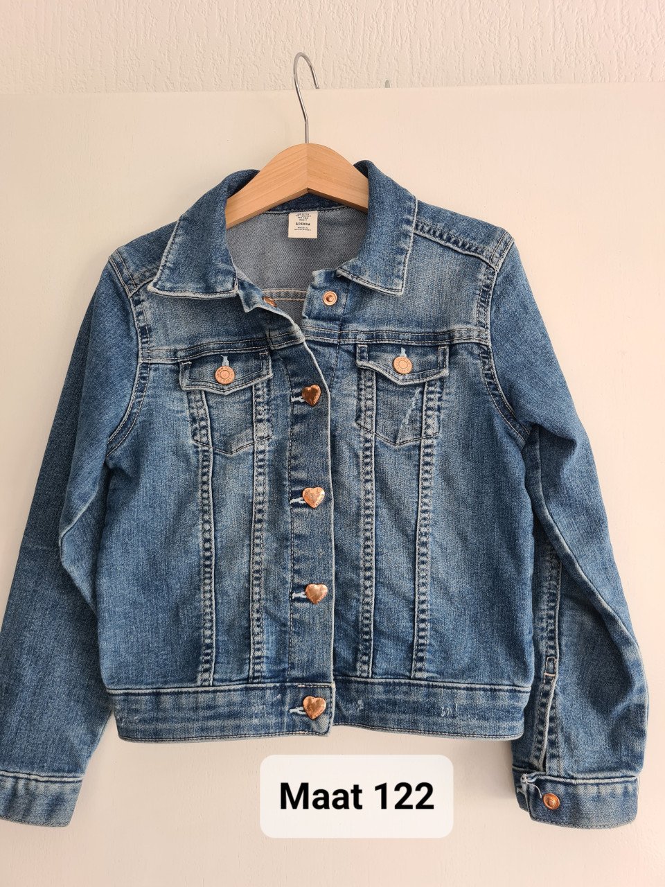 Vintage look spijkerjasje van H&M  Maat 122