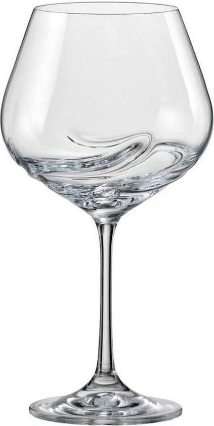 4 x rodewijn glazen