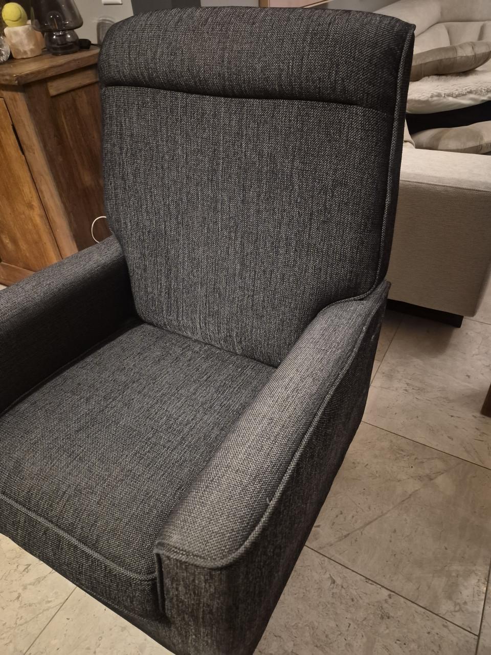 Fauteuil donkergrijs
