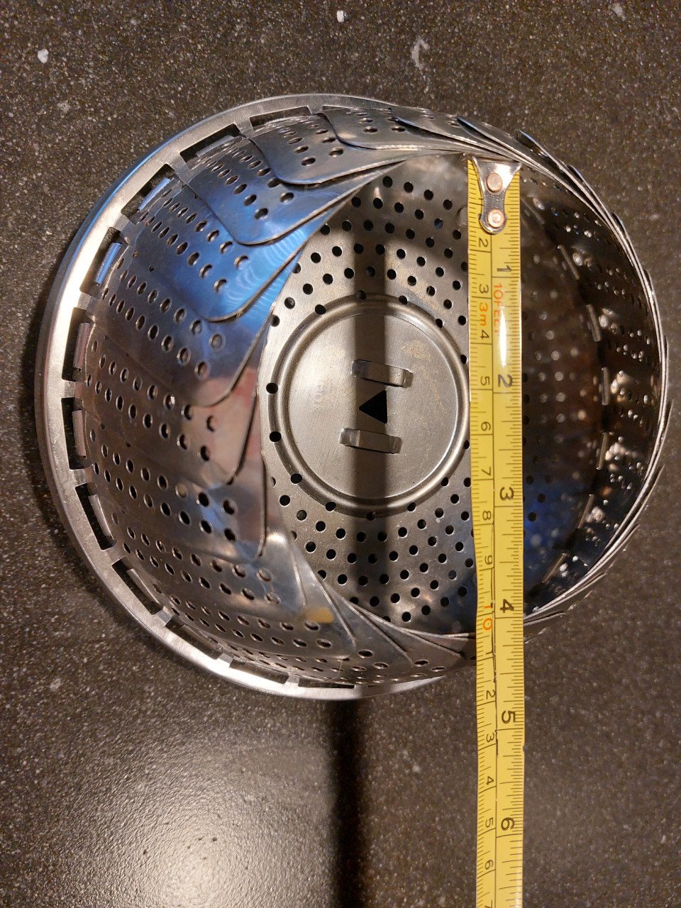 Opvouwbaar stoommandje-stoombloem-stoomrek-roestvrij staal-stoominzet-inox