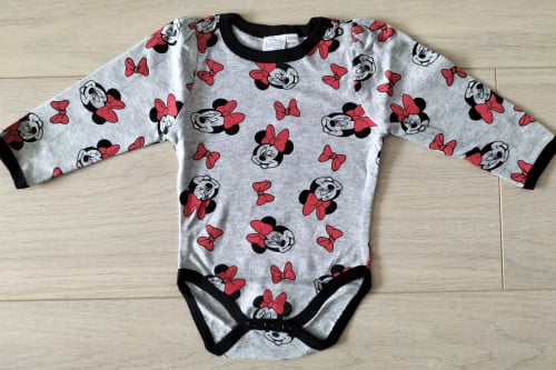 Disney romper Minnie Mouse grijs maat 62/68