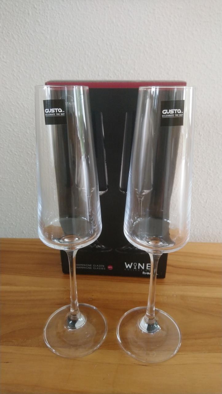 By Gusta set champagneglazen flutes - NIEUW