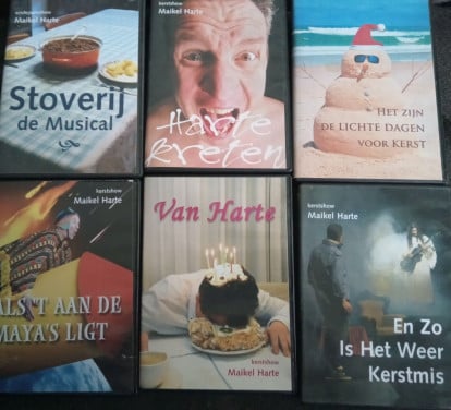 6 dvd s Maikel Harte