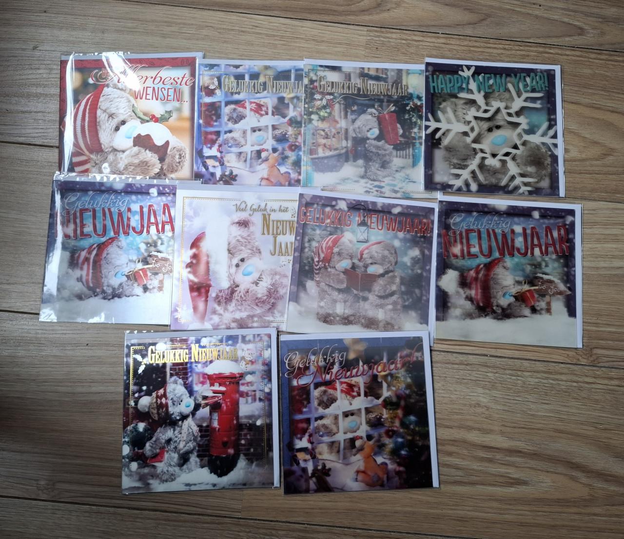 3 D kaarten Me To You Kerst / Nieuwjaar