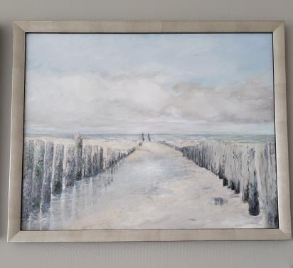 SCHILDERIJEN BIJ STRAND DOMBURG