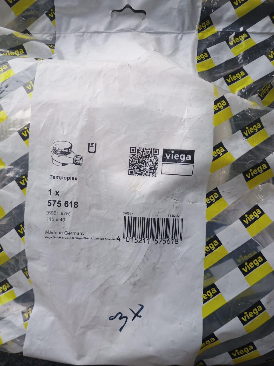 Viega Tempoplex douchebakafvoer compleet