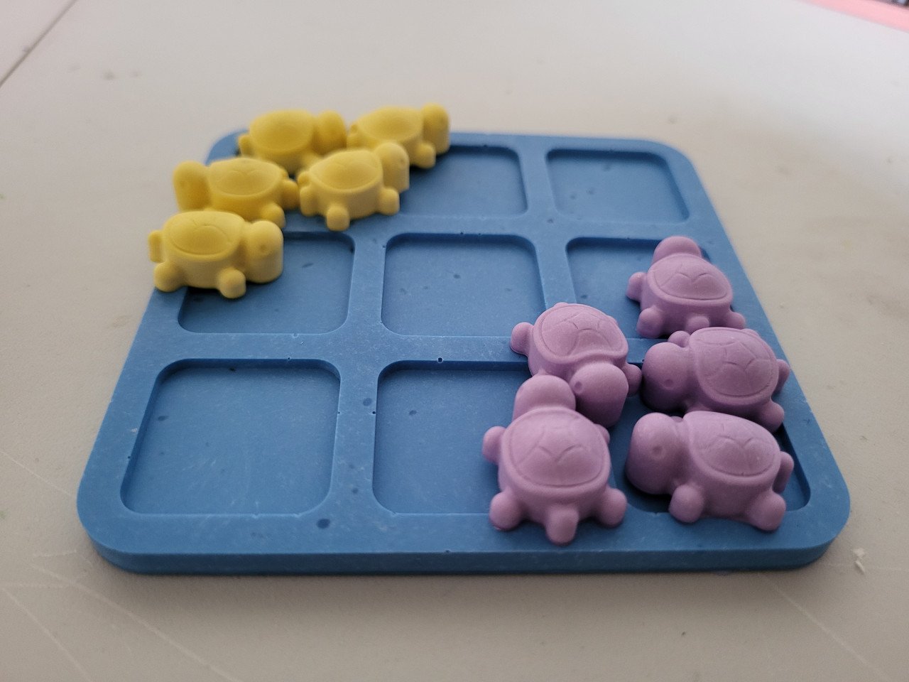 Tic tac toe met schildpadjes