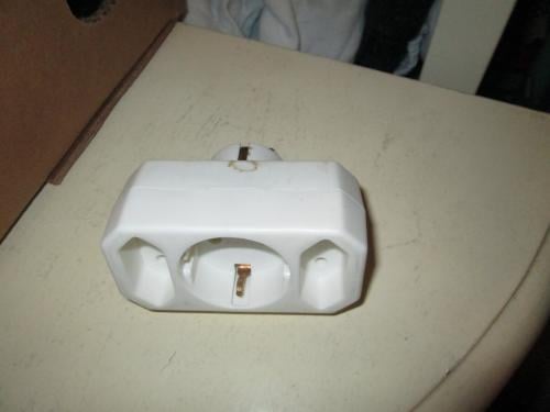 Stekker splitters nieuw