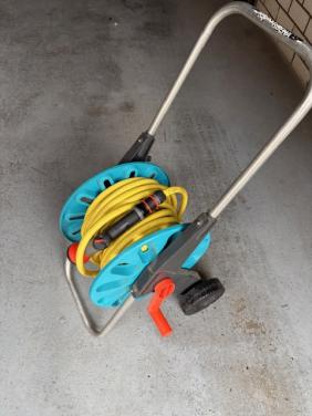 Gardena tuinslang en haspel