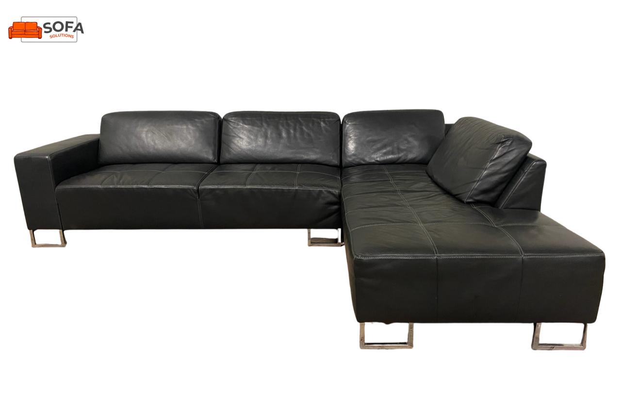 Piet Klerkx Grote Leren Hoekbank– Ruime Hoekcomfort-Gratis Levering NL