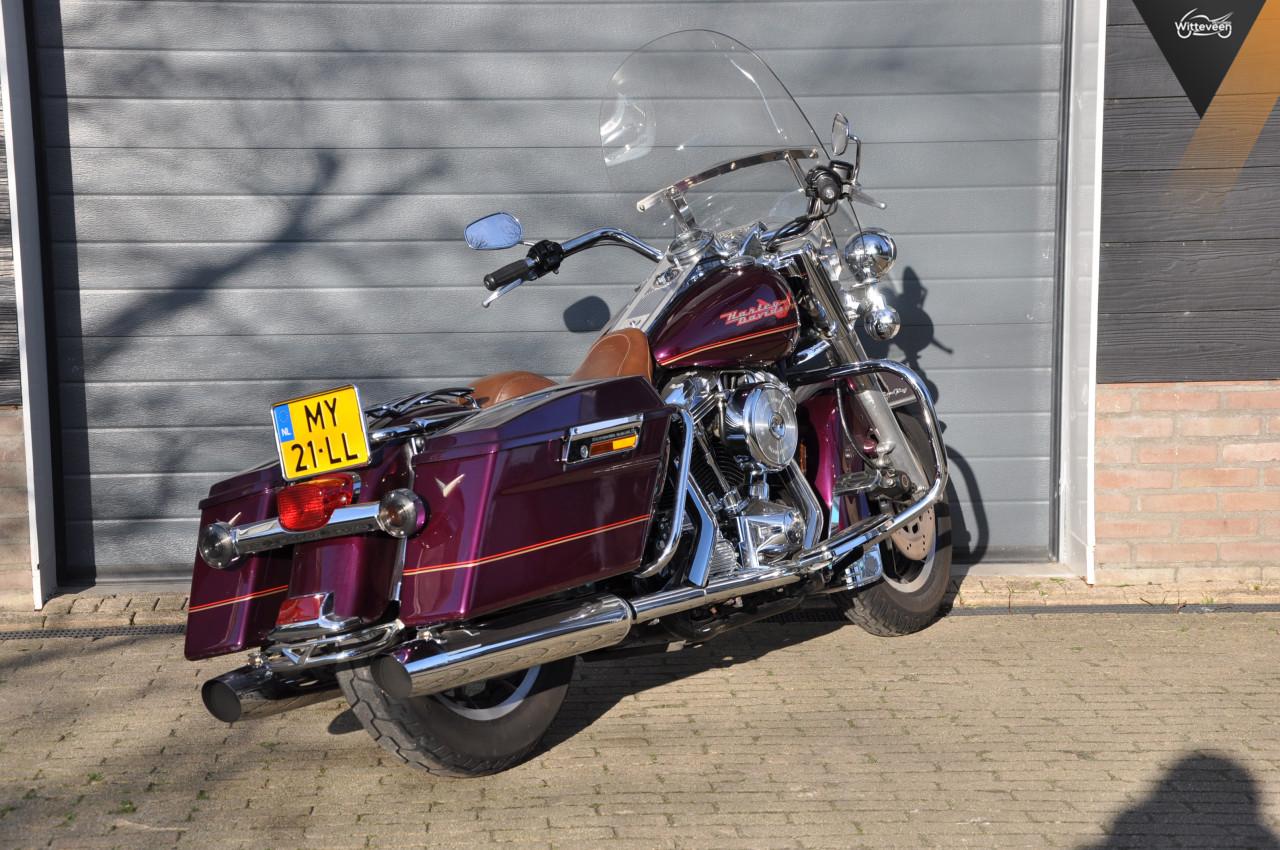 Harley Davidson FLHR Road King 1340 Evo Zeer nette motor