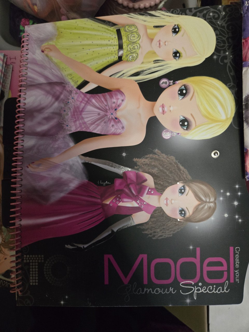 Grote verzameling Top Model Designer spulletjes,