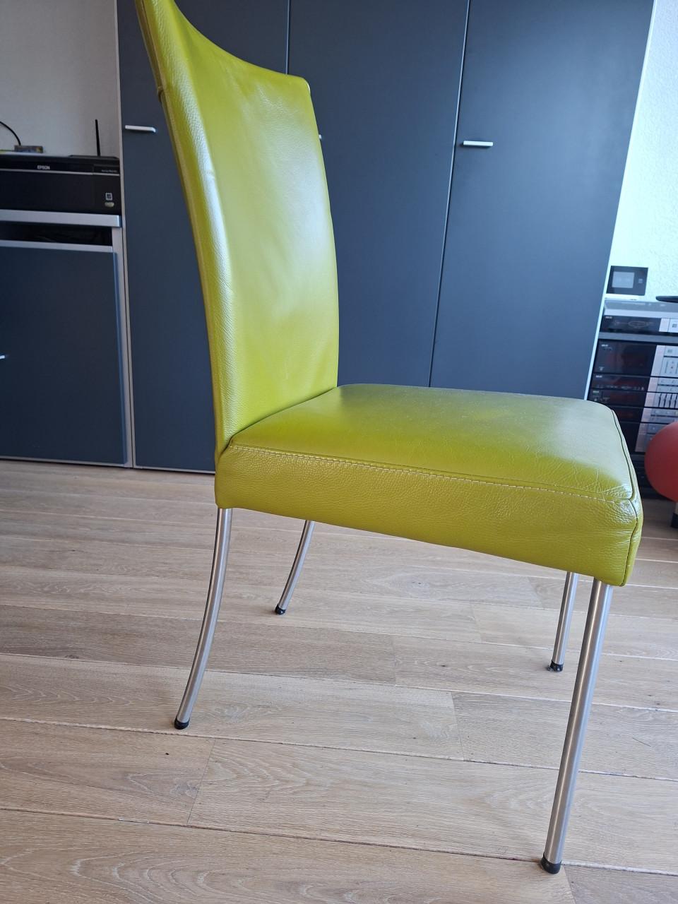 Set van 6 design eetkamerstoelen, merk creafort