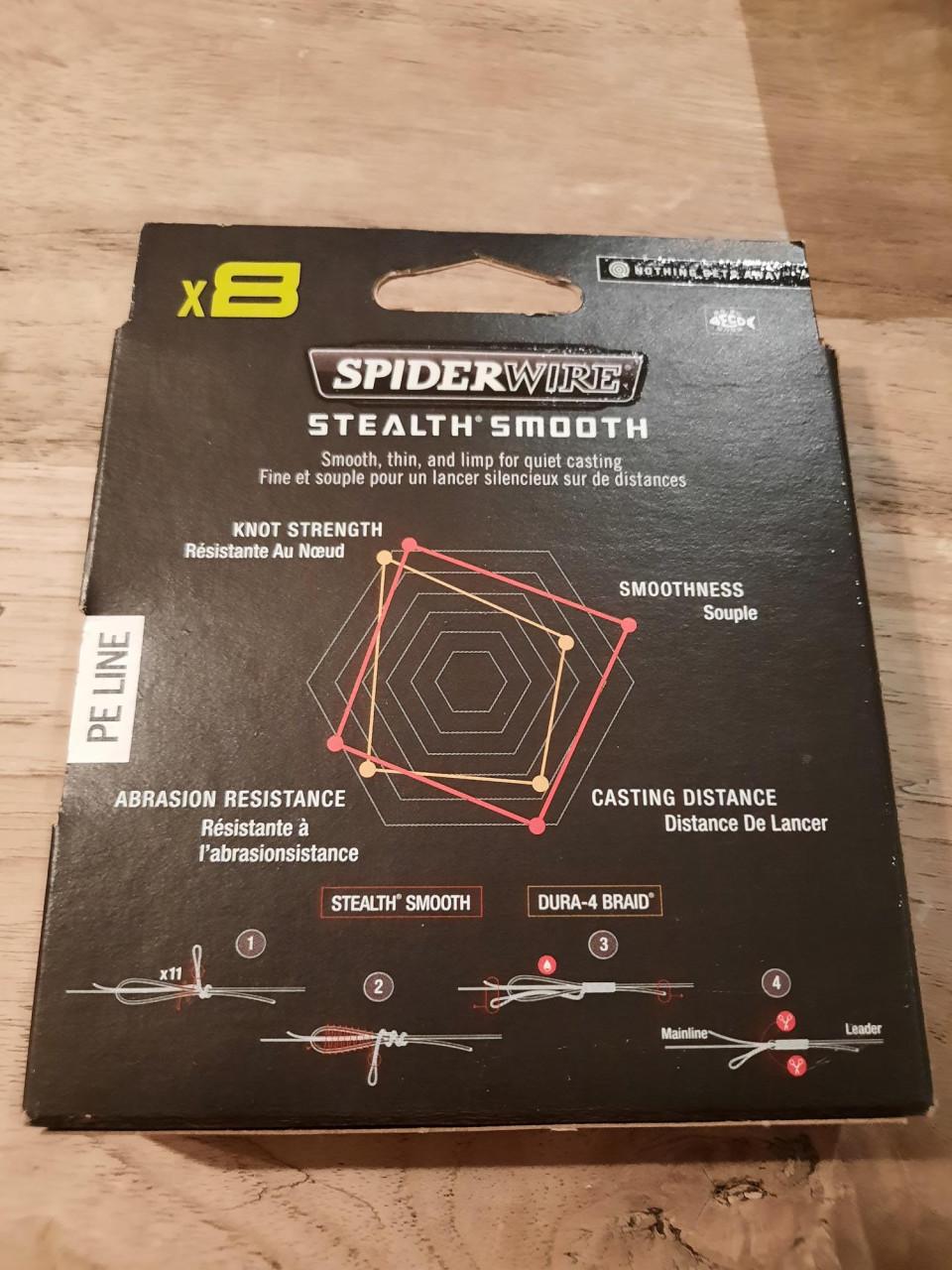 Spiderwire gevlochten lijn