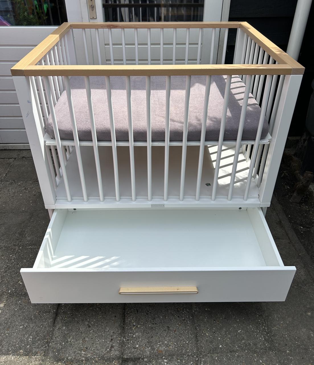 Bopita box met lade op zwenkwielen