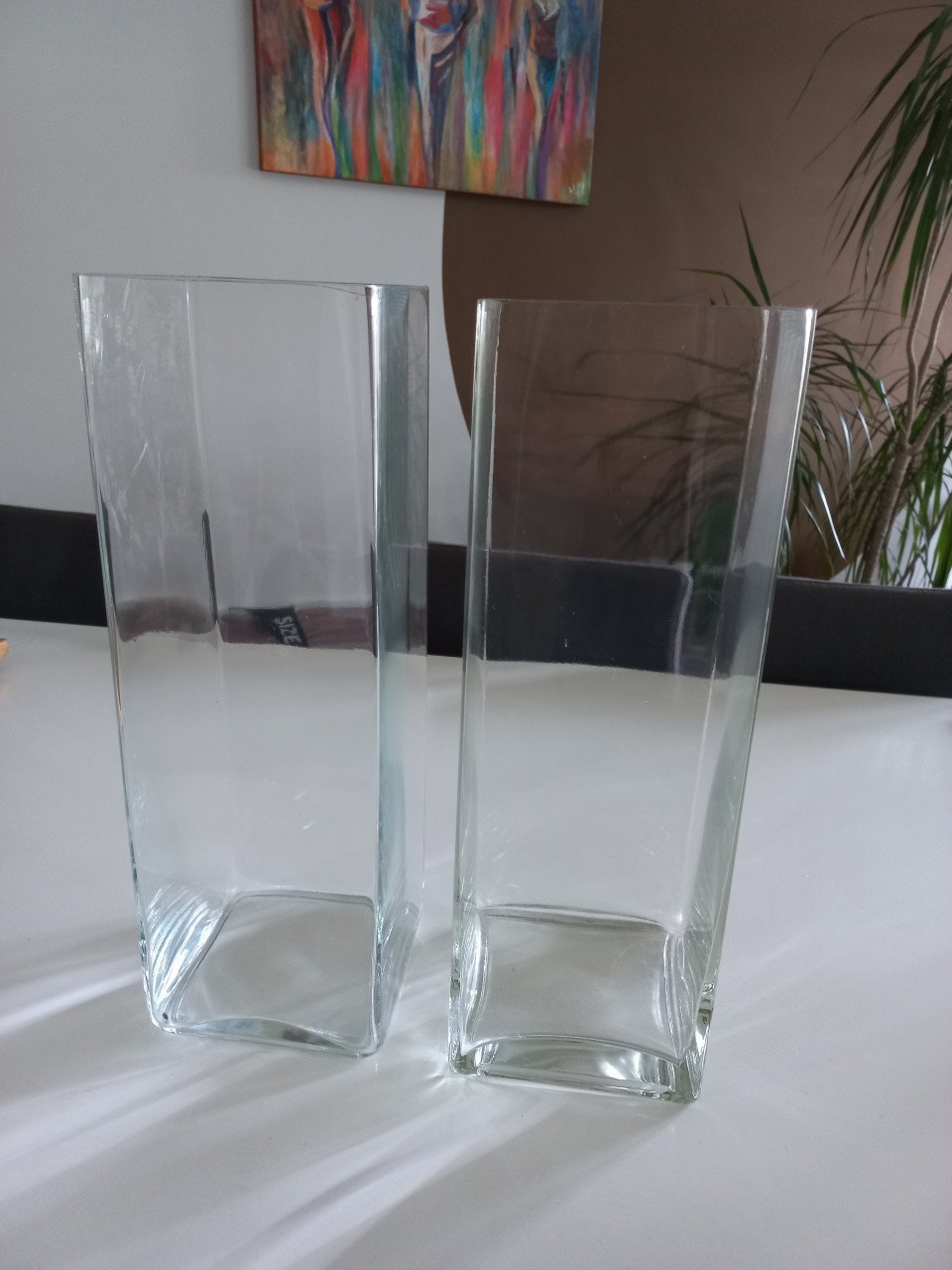 Glazen vazen (vierkant)