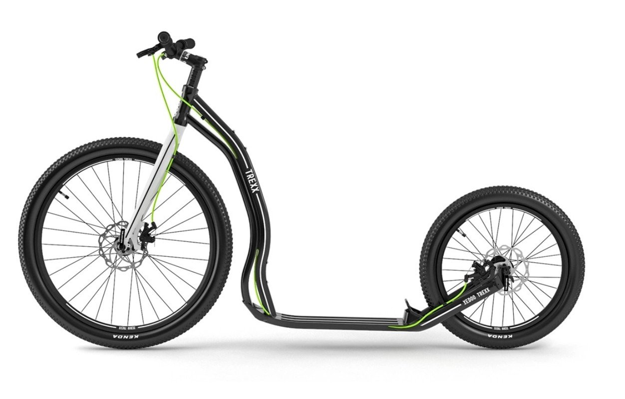 Yedoo Trexx disc offroad step 26/20 inch zwart/groen