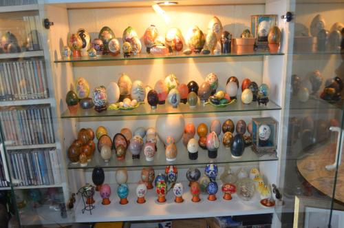 Grote verzameling eieren