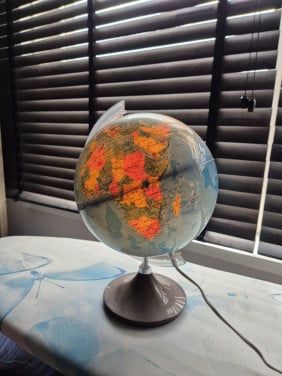 Globe met verlichting