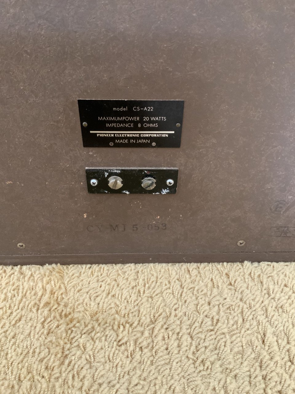 PIONEER luidsprekers CS-A 22 -vintage-