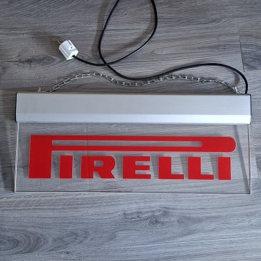 Pirelli licht reclamen