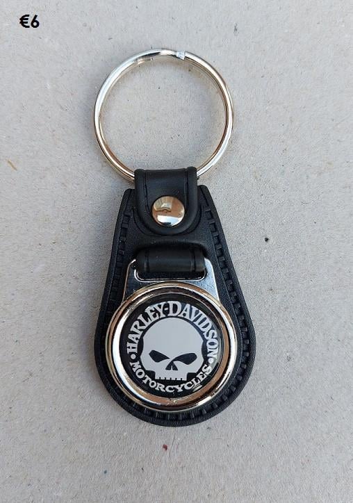 Harley Davidson Willie Skull Sleutelhanger NIEUW