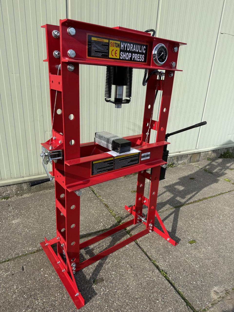 Werkplaatspers 50 Ton (nieuw)