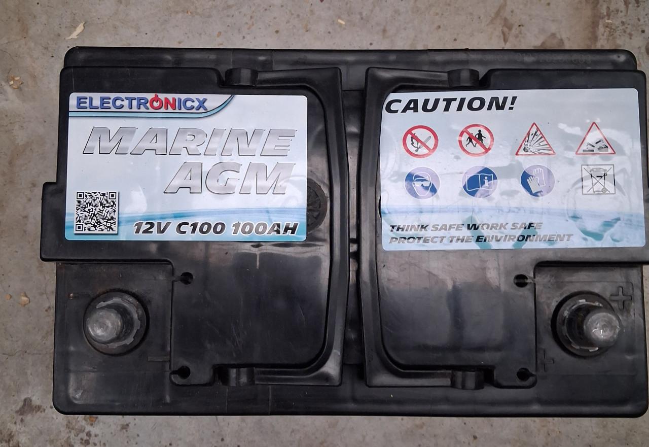 Accu voor de watersport.