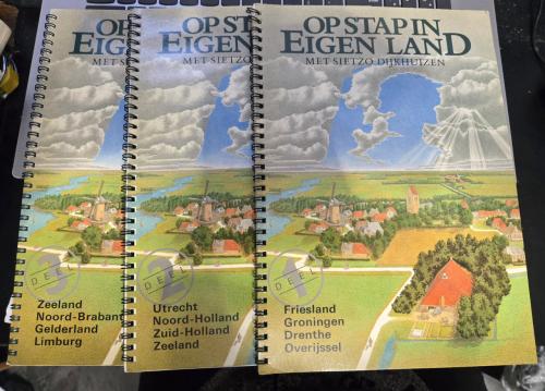 Complete driedelige serie "Op stap in eigen land