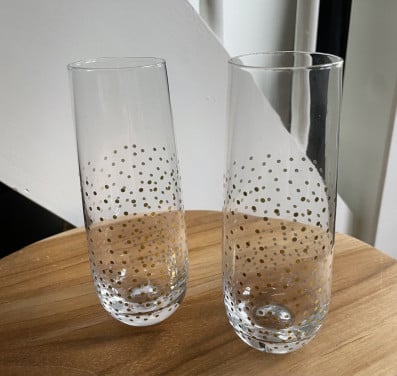 2 nieuwe leuke glazen