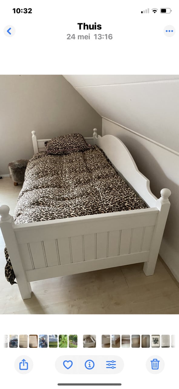 Ledikant grenen/ bed bank