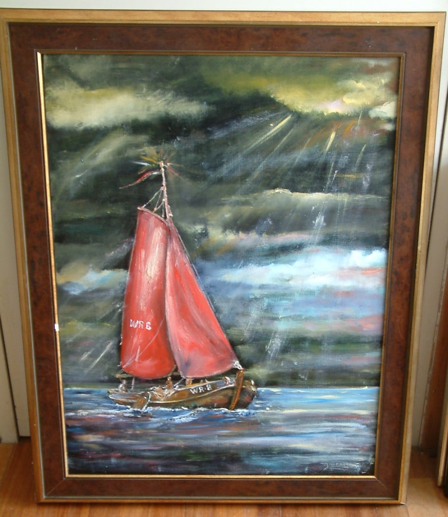 Schilderijen  water en wind  Jac Caljouw  Arnemuiden