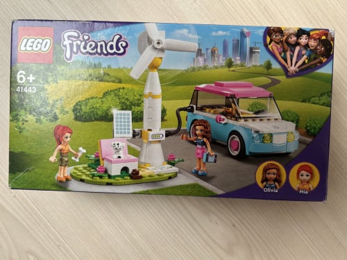Lego Friends: Elektrische auto + windmolen   Nieuw!