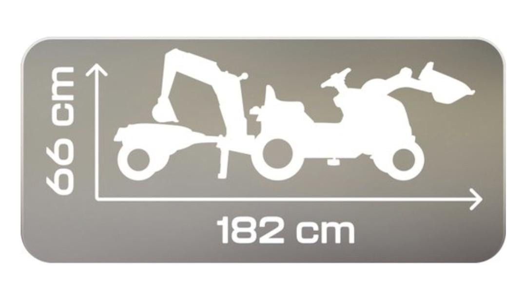 Smoby Builder Max tractor + trailer