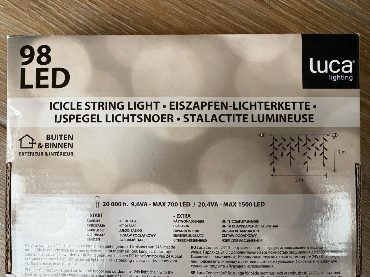 Luca lightning connect 24 extra/ kerstverlichting/ -lampjes