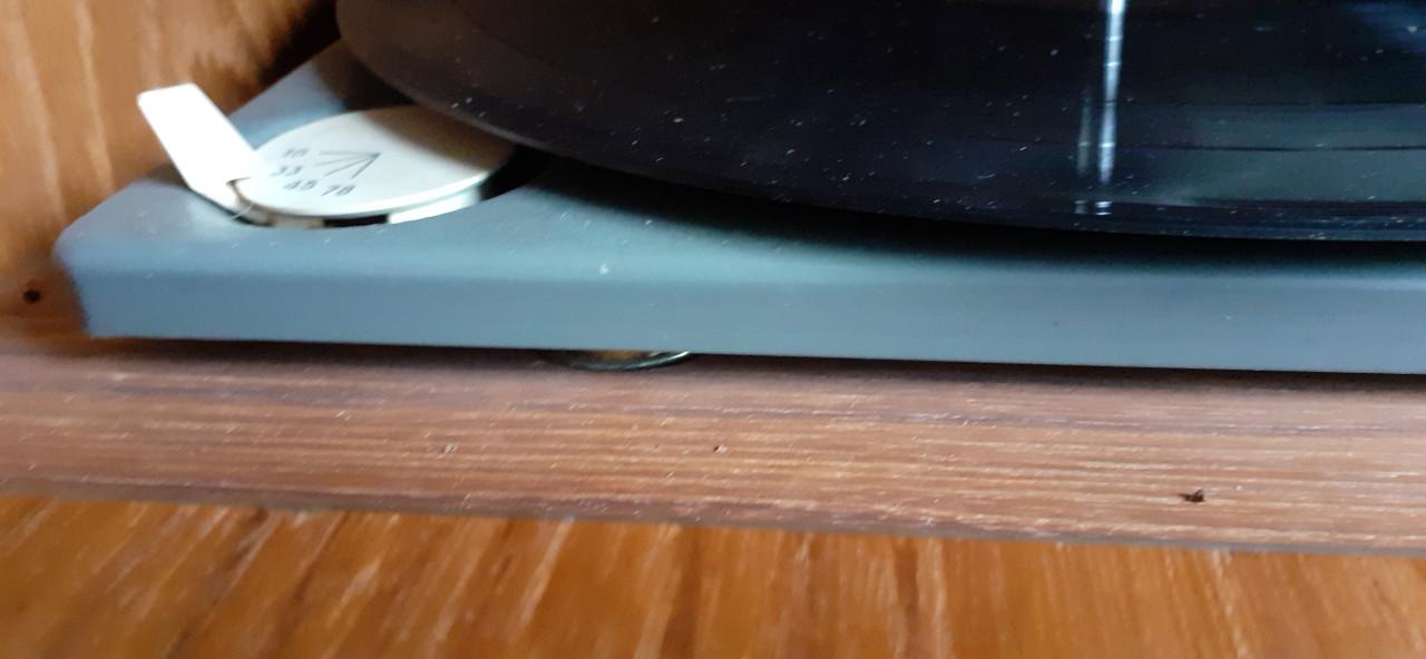 Vintage radio meubel met pick up en platen wisselaar