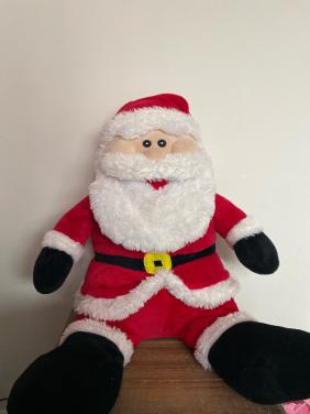 Kerstman knuffel (groot)