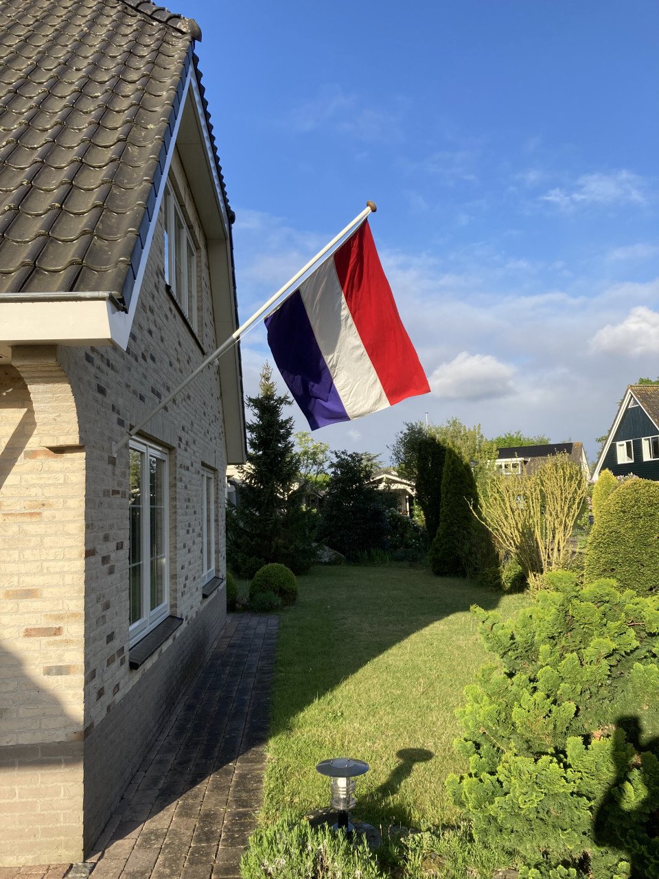 Vlag met stok