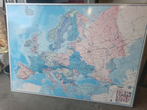 Landkaart Europa