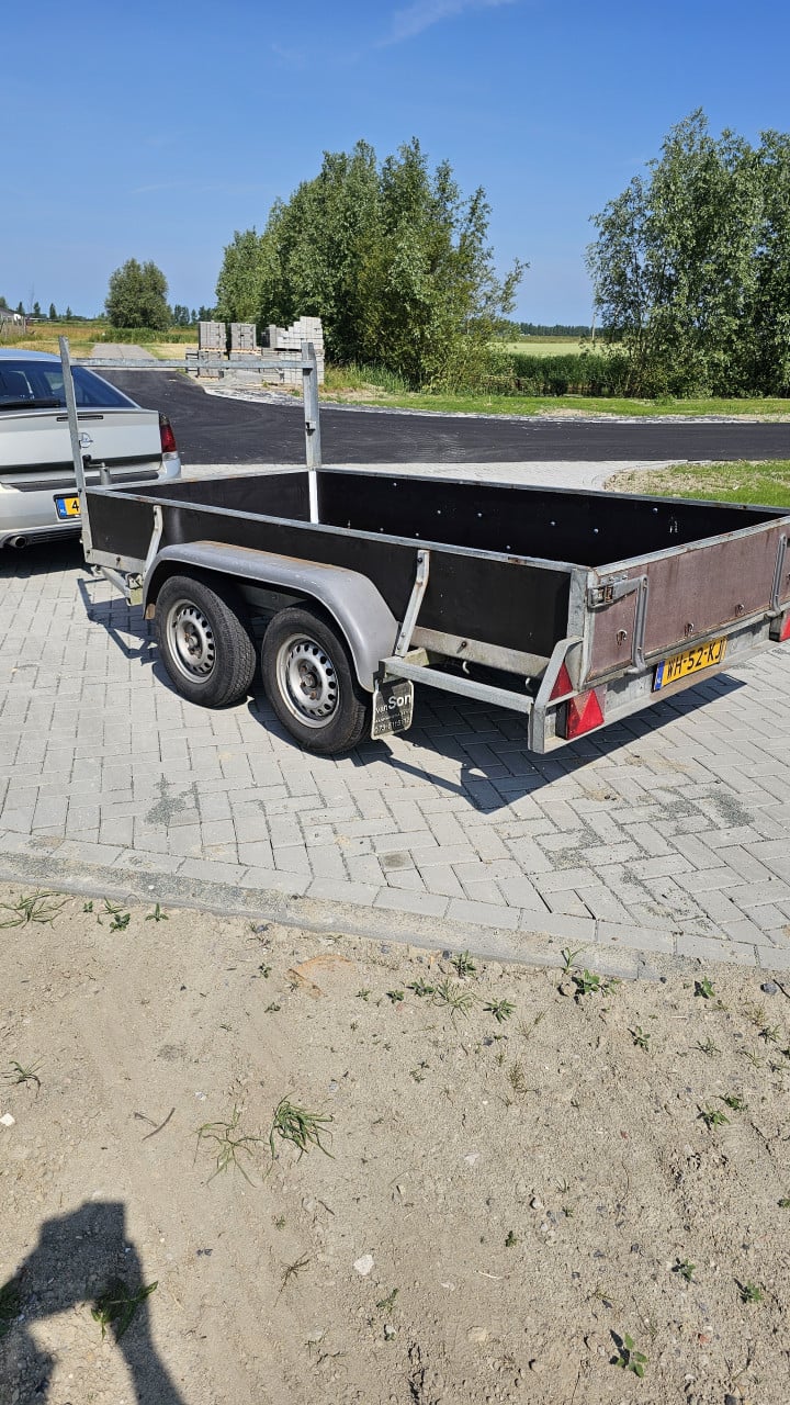 Aanhanger 2-assen 1600-2500kg