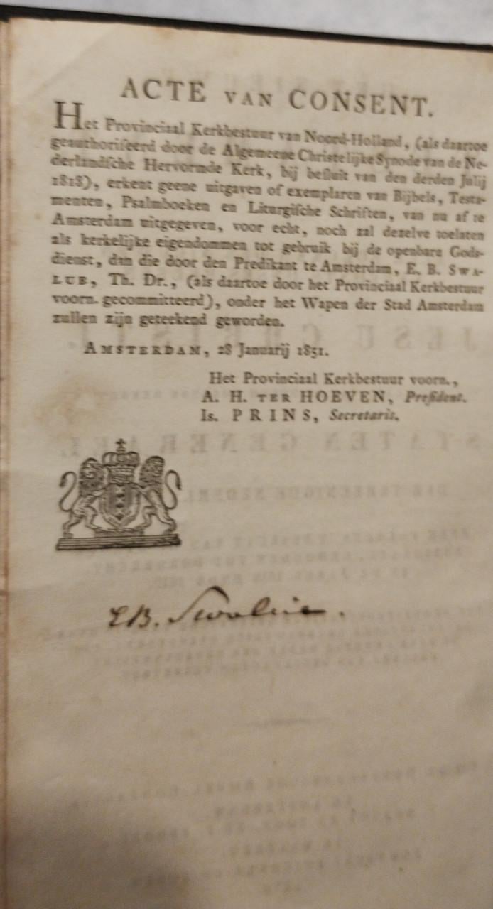 Set 3 Oude Kerkboeken 1805/,1851./1856.met Consent