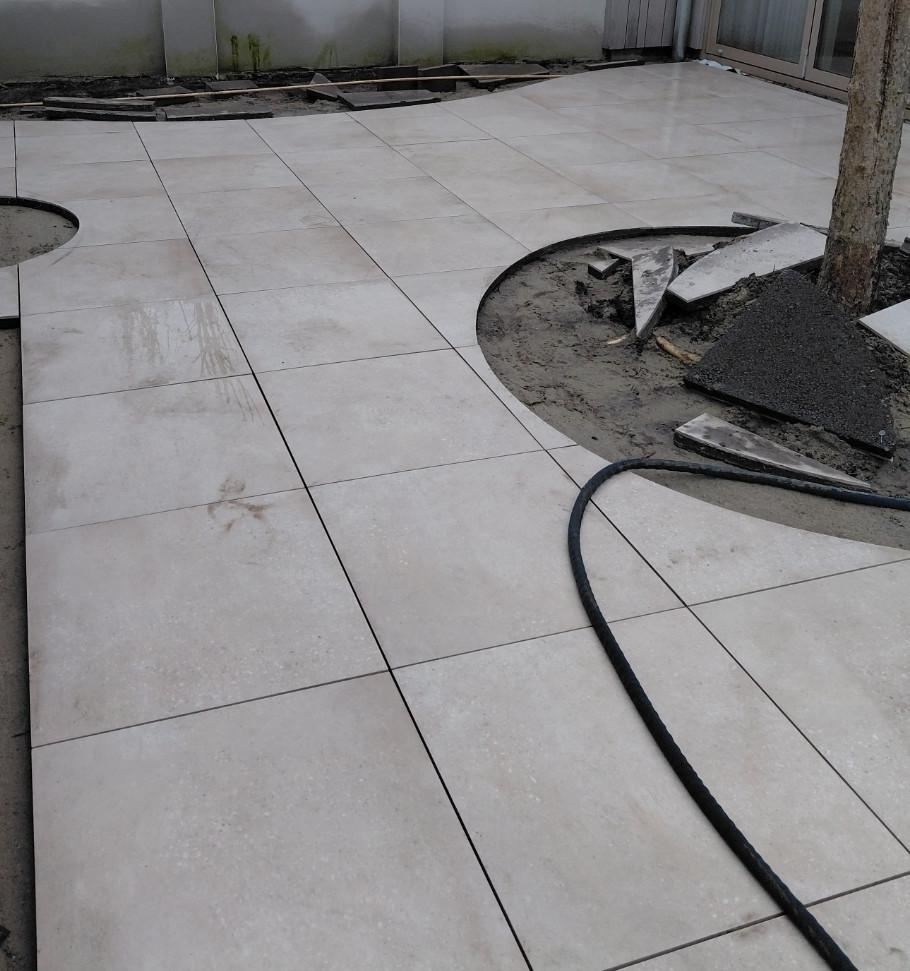 GeoCeramica terrastegels light greige 10,08 m2