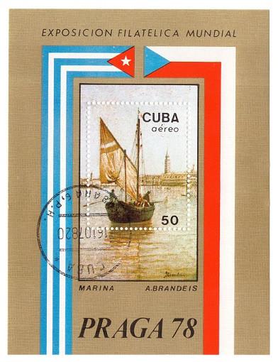 Postzegelblokje Cuba