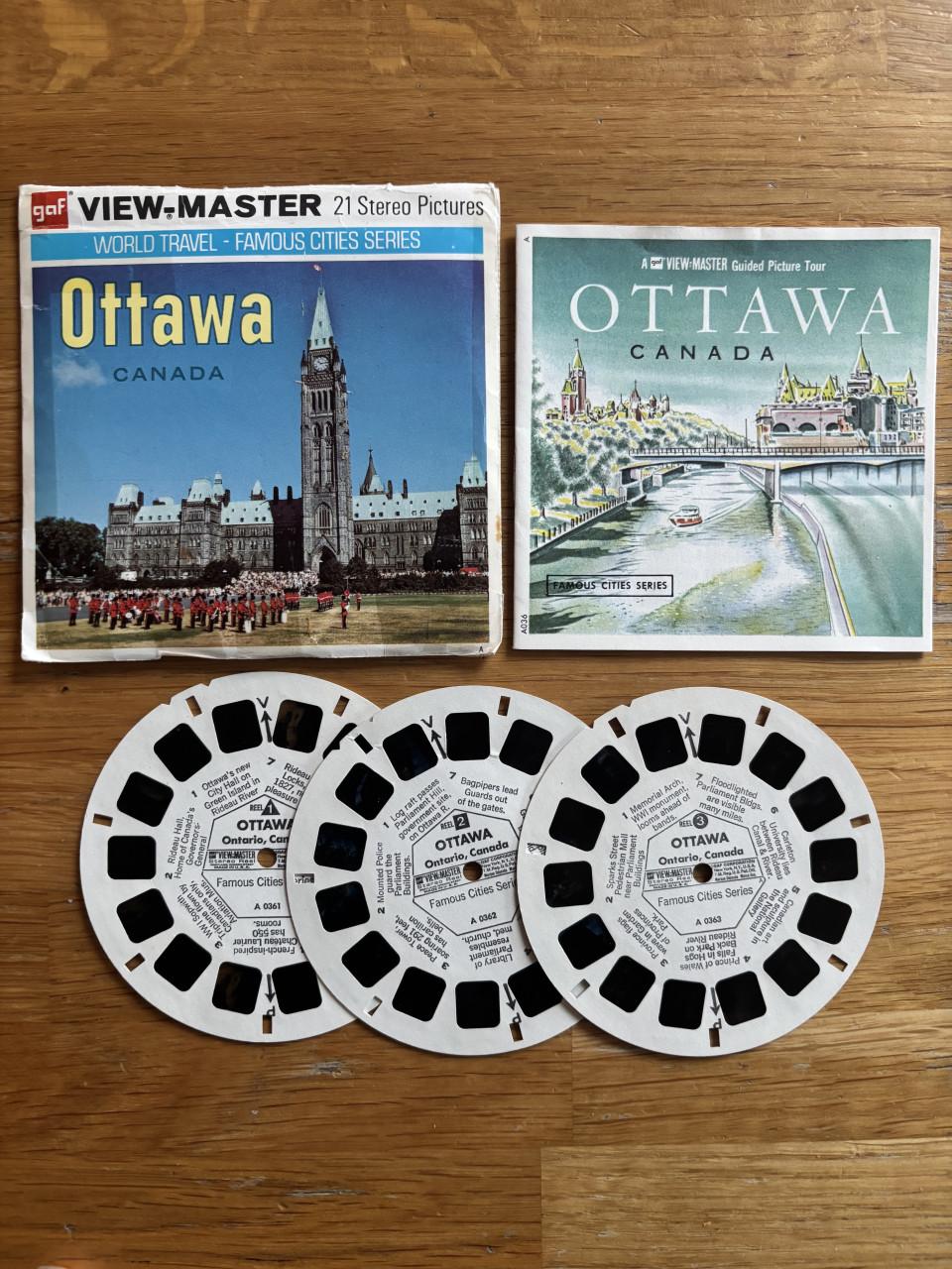 Originele View-Master Sawyers, diverse schijven 1960-1975