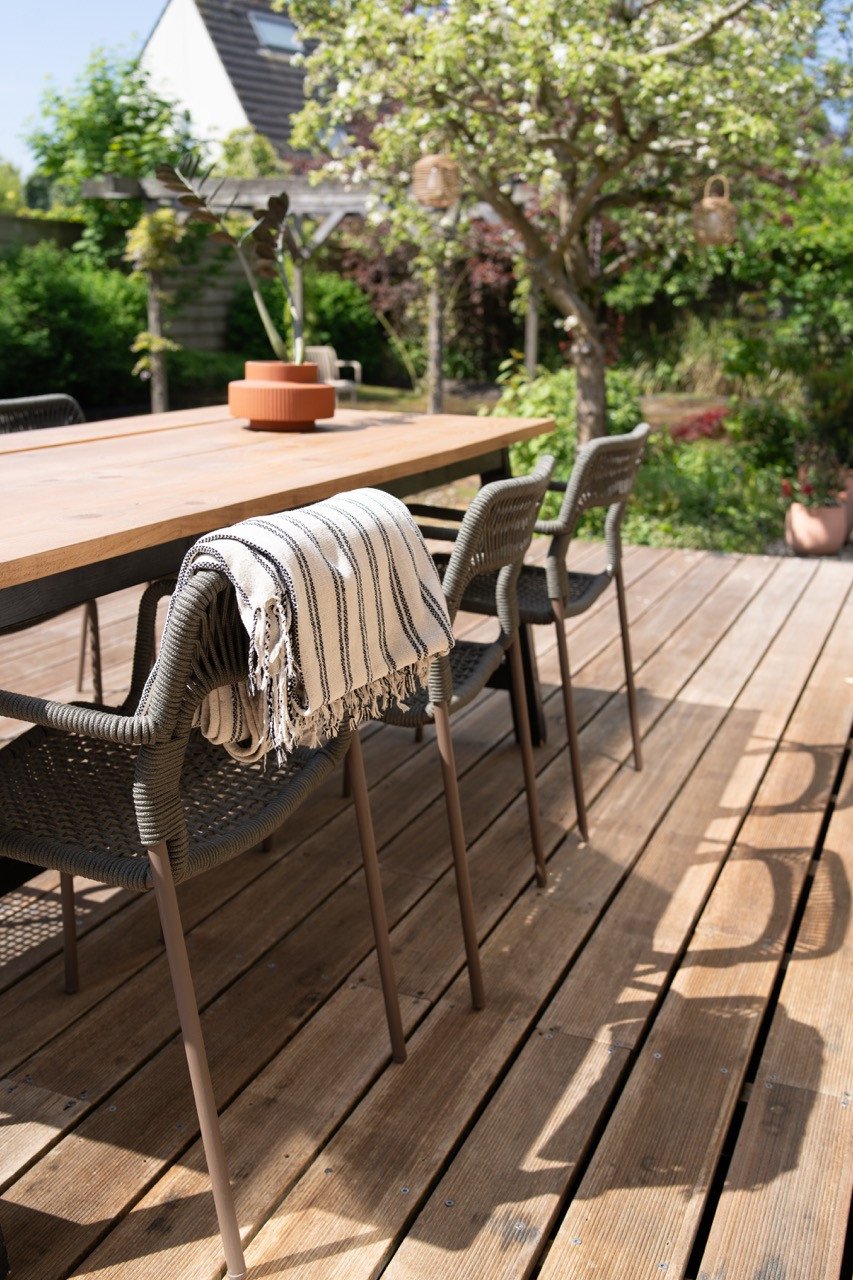 NIEUW 6x Cailin Kave Home tuinstoelen - groen