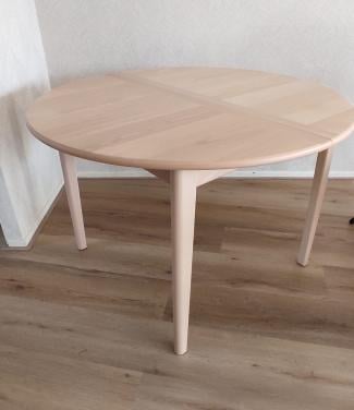 Ikea Uitschuifbare tafel Licht beuken /fineer