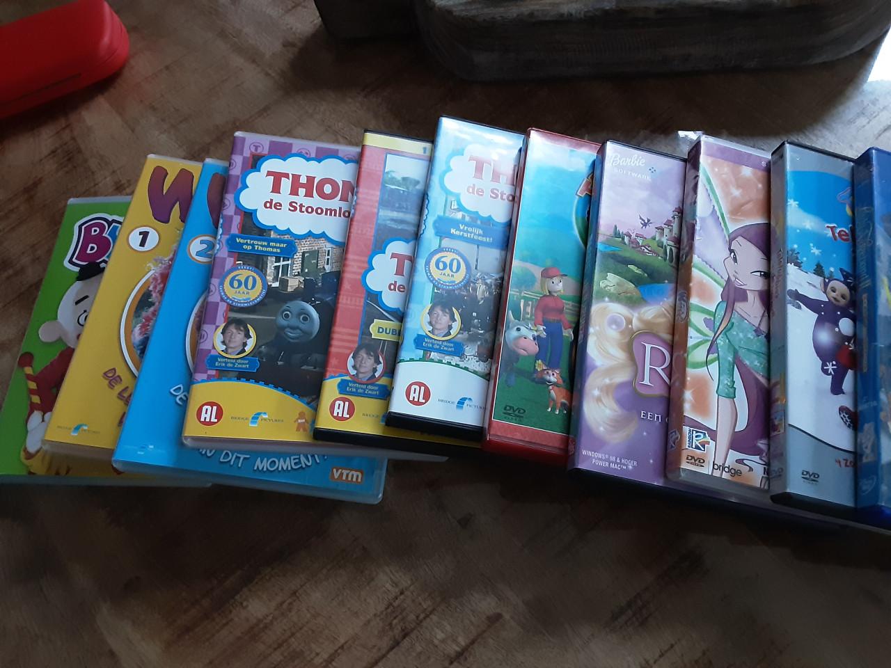 15 kinder DVDs mogen samen voor 5 euro